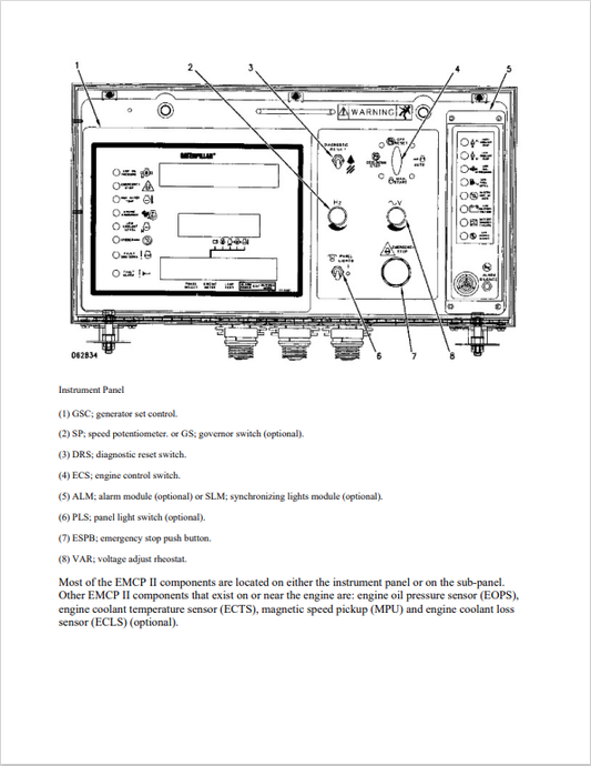 Caterpillar Cat G3406 Gas Engine Schematic Manual PDF | S/N 4FD
