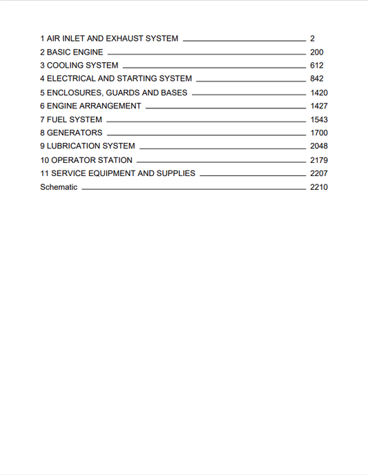 Caterpillar Cat G3512 Generator Set Service and Repair Manual PDF | S/N CRN