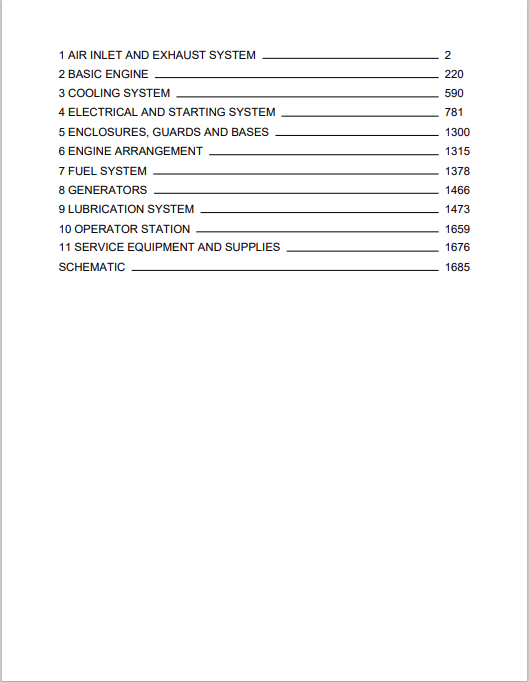 Caterpillar Cat G3608 Gas Engine Service and Repair Manual PDF | S/N BEN