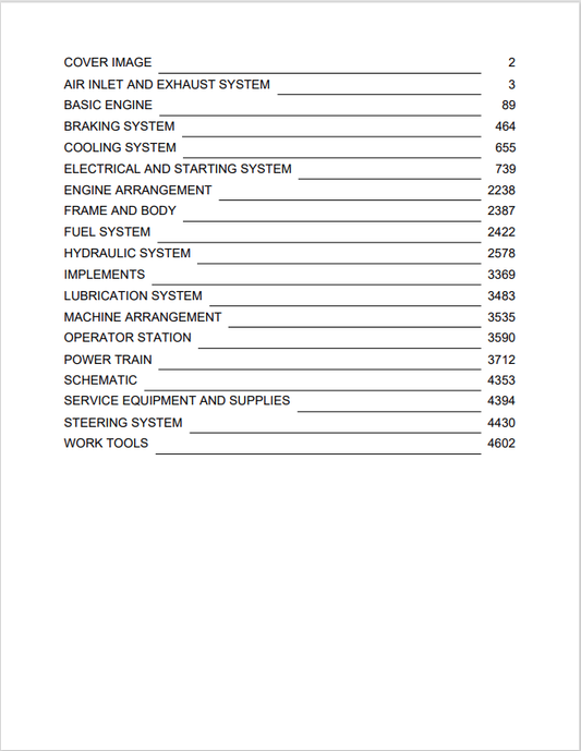 Caterpillar Cat TH62 Telehandler Service and Repair Manual PDF | S/N 4TM