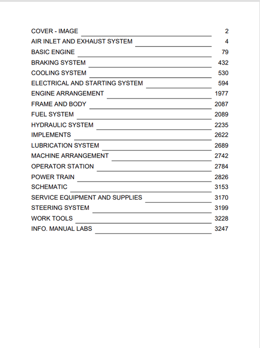Caterpillar Cat TH82 Telehandler Service and Repair Manual PDF | S/N 3KN