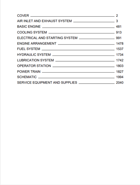 Caterpillar Cat TL642D Telehandler Service and Repair Manual PDF | S/N ML8