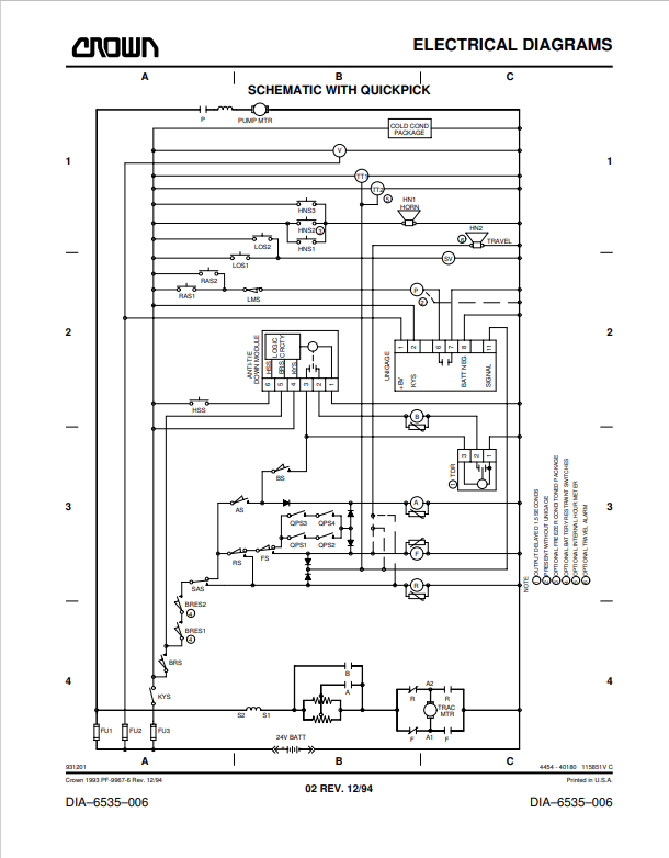 Crown Forklift PE 3000 Pallet Service Repair Manual - PDF File Download