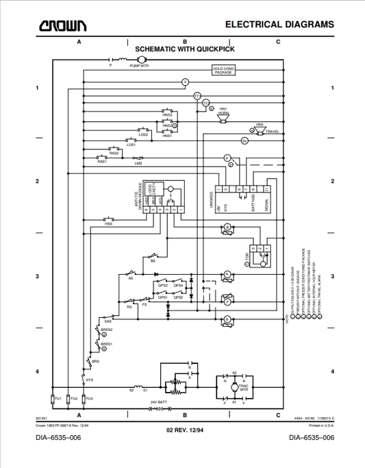 Crown Forklift PE 3000 Pallet Service Repair Manual - PDF File Download