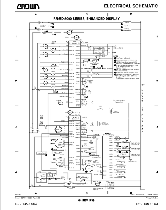 Crown RR 5000S Forklift Service Repair Manual - PDF File Download