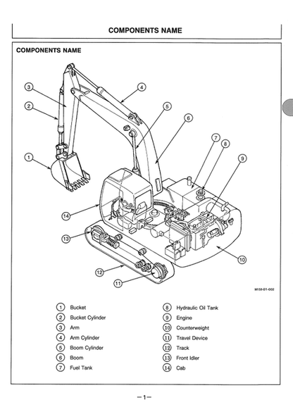 EX220-5 EX220LC-5 EX230H-5 EX230LCH-5 Operator Manual 