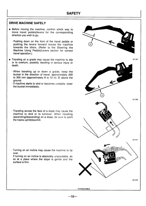 EX300-3C EX300LC-3C EX310H-3C Operator Manual PDF