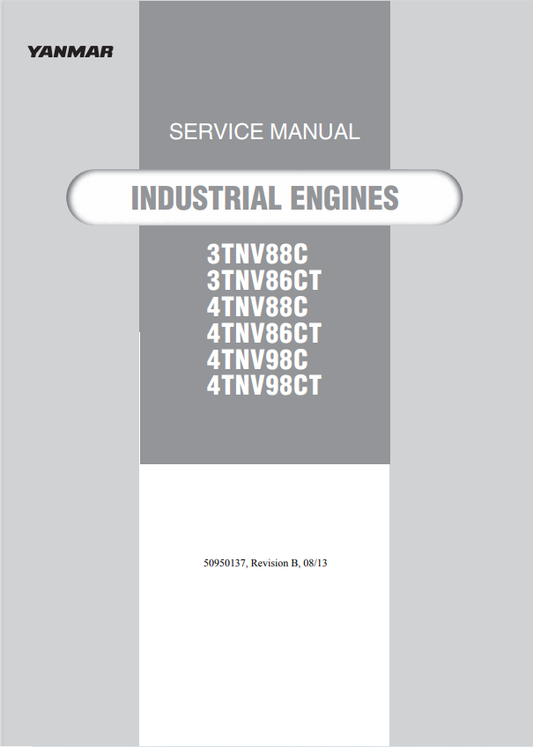 GEHL 3TNV88C, 3TNV86CT, 4TNV88C, 4TNV86CT, 4TNV98C, 4TNV98CT SERVICE MANUAL 50950137 - PDF