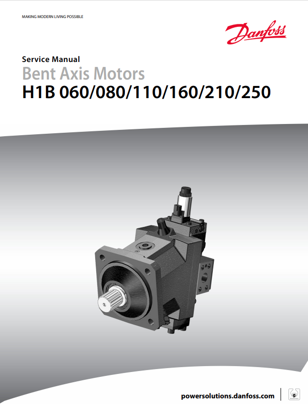 GEHL DANFOSS H1-060, 080, 110, 160,210, 250 BENT AXIS MOTOR SERVICE MANUAL - PDF