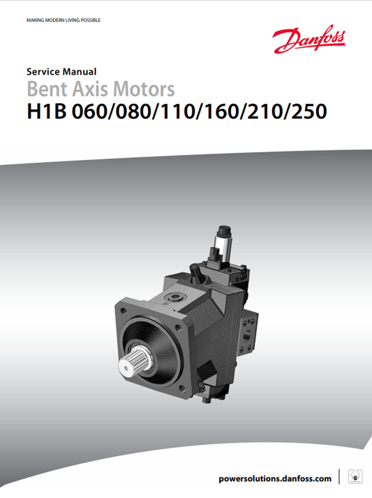 GEHL DANFOSS H1-060, 080, 110, 160,210, 250 BENT AXIS MOTOR SERVICE MANUAL - PDF
