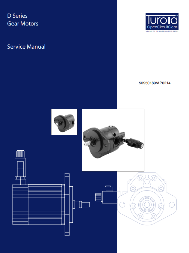 GEHL TUROLLA D SERIES GEAR MOTOR SERVICE MANUAL 50950189 - PDF