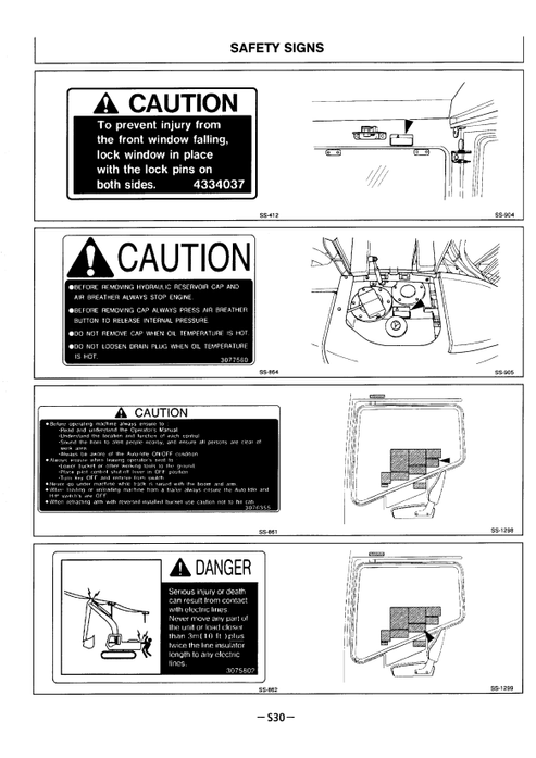 Hitachi EX135UR Excavator Operating & Maintenance Manual