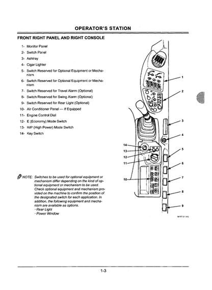 Hitachi EX135USR Excavator Operating & Maintenance Manual