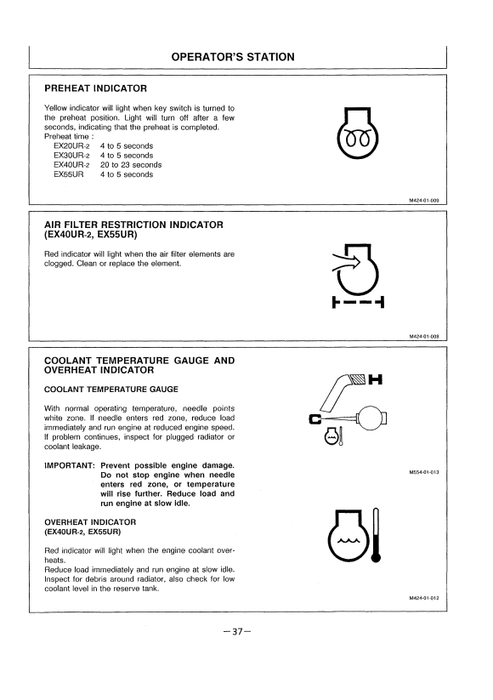 Hitachi EX20UR-2 EX30UR-2 EX40UR-2 EX55UR Manual EM1BG11