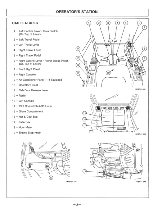 Hitachi EX225USR EX225USR-LC Excavator Operator Manual EM14W12 PDF