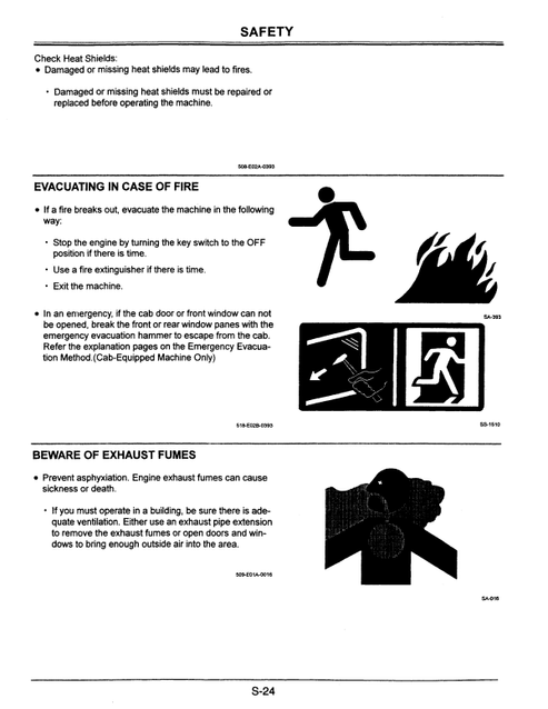 Hitachi EX330LC-5 EX370-5 Excavator Operating Manual PDF