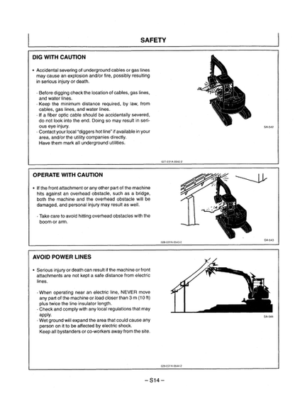 Hitachi EX33U Excavator Operation & Maintenance Manual PDF