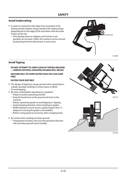 Hitachi Zaxis 130-6N, 210LC-6N & 380LC-6N Operator Manual PDF