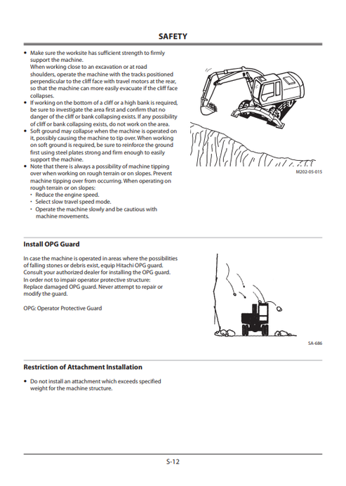 Hitachi Zaxis 190W-6N Wheeled Excavator Operator Manual PDF