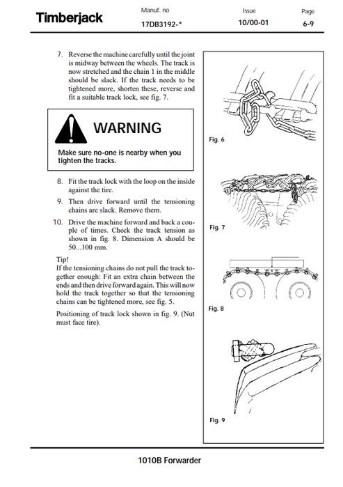 John Deere 1010B Forwarder Manual F058699 – PDF Download