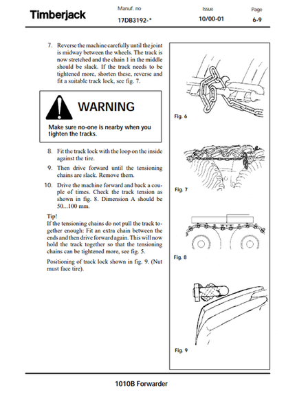 John Deere 1010B Forwarder Manual F058699 – PDF Download