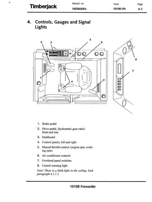 John Deere 1010B Forwarder Manual F061130 – PDF Download