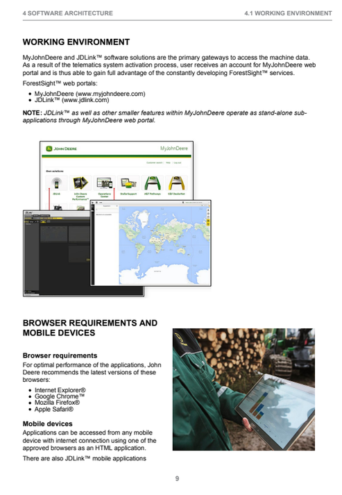 John Deere 1010B Forwarder Operating Manual PDF