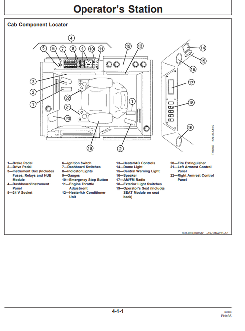 John Deere 1010D Forestry Forwarder Operator Manual 