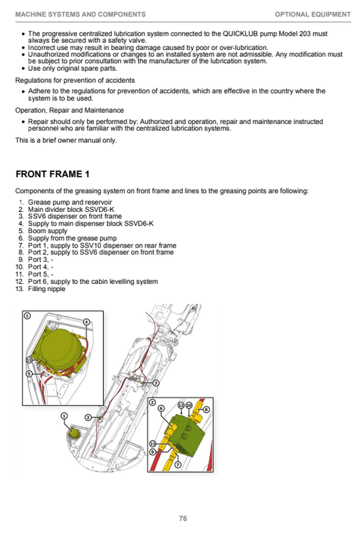 John Deere 1010E Forestry Machine Operator Manual F074988