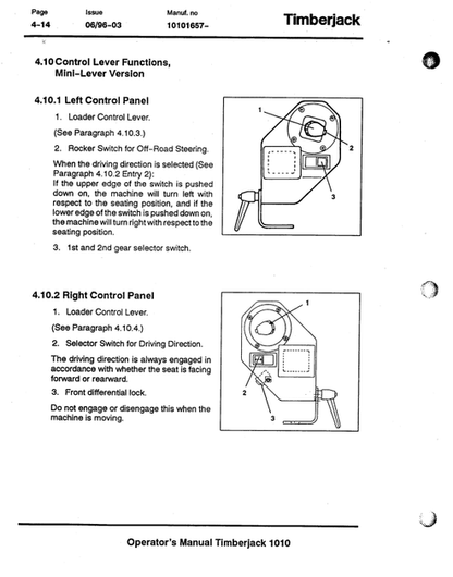 John Deere 1010 Forwarder Operating Manual PDF