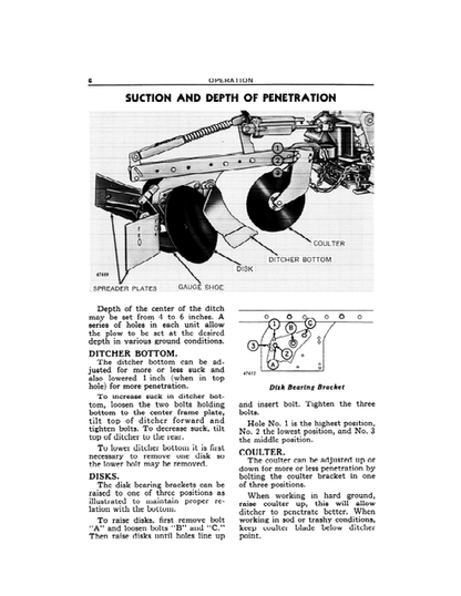 John Deere 101 Fireline Plow Equipment Operator Guide