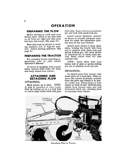 John Deere 101 Fireline Plow Operating Manual OMK54558 PDF