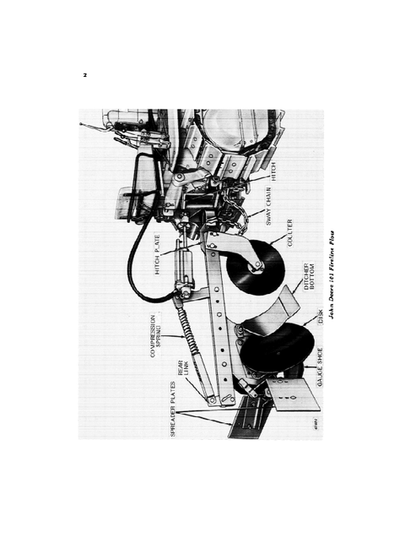 John Deere 101 Fireline Plow Operation & Maintenance Manual