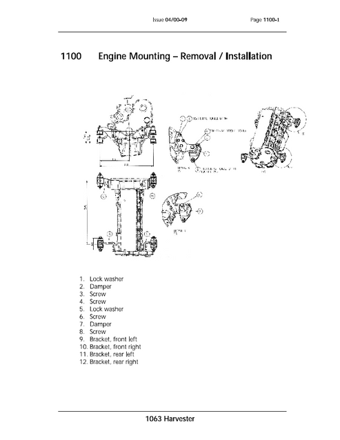 John Deere 1063 Harvester Service Workshop Manual PDF