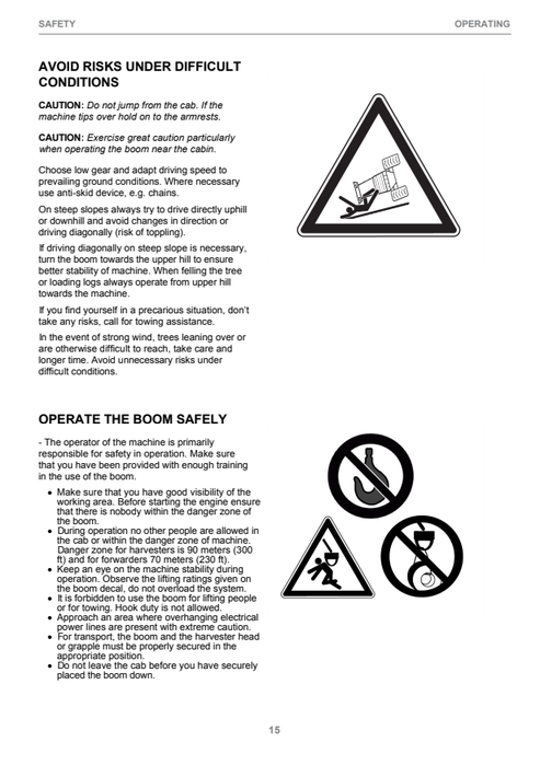 John Deere 1070E 1170E Harvester Operator Manual F074164 PDF