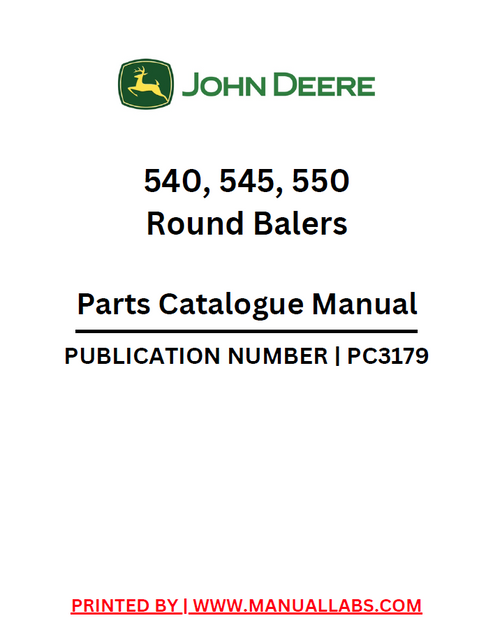 John Deere 1072, 1075, 175HY & 4 Combine Parts Catalogue PC4192