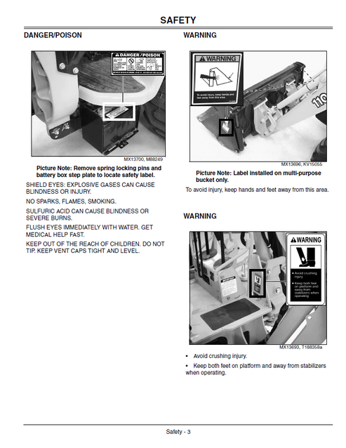 John Deere 110 Loader Backhoe Operator & Maintenance Guide