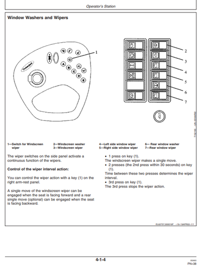 John Deere 1110D Forwarder Operating & Maintenance Manual