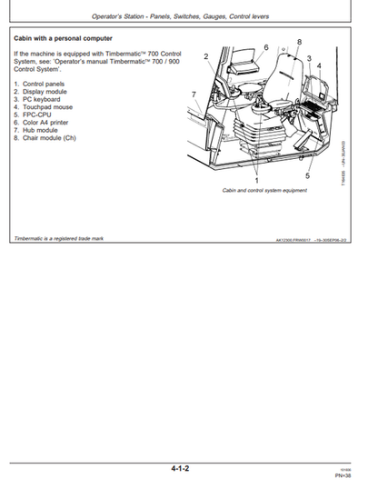 John Deere 1110D Forwarder Operating Manual PDF