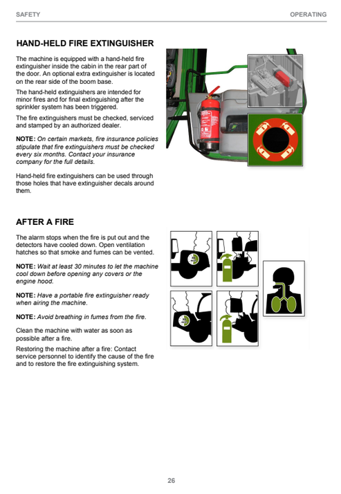 John Deere 1110E 1210E 1510E Forestry Machine Manual F074183