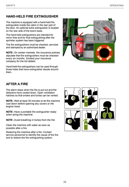 John Deere 1110E 1210E 1510E Forestry Machine Manual F074183