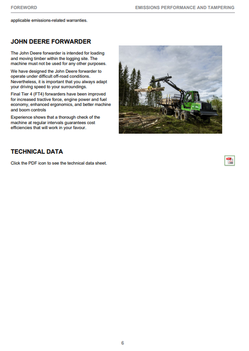 John Deere 1110G 1210G 1510G Final Tier 4 Operator Manual PDF