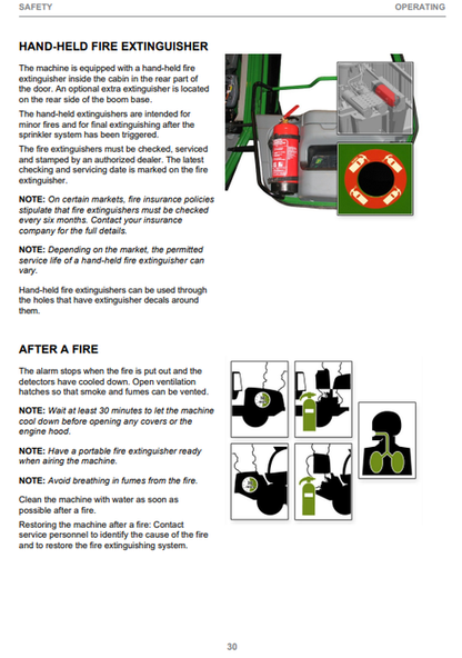 John Deere 1110G 1210G 1510G Rotating Leveling Cabin Manual
