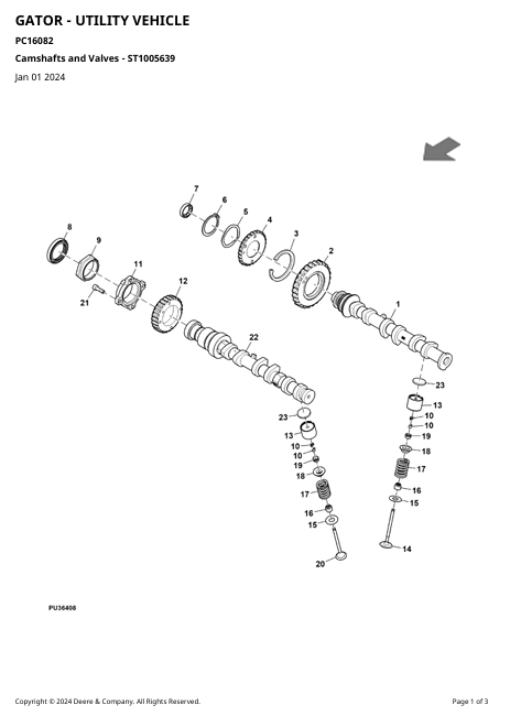 John Deere 1210A Grain Cart Parts Identification Manual PDF