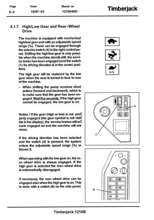 John Deere 1210B Forestry Forwarder Operator Manual PDF