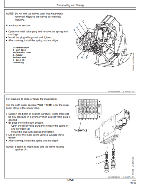 John Deere 1270D Harvester Operation & Maintenance Manual PDF