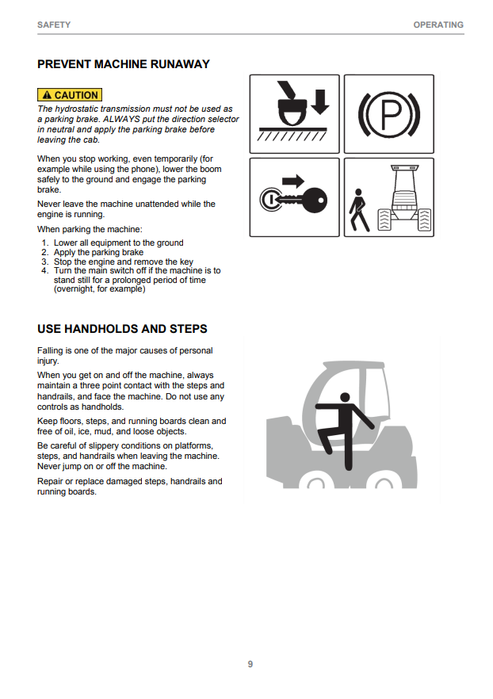 John Deere 1270E Tier 2 Harvester Operating Manual