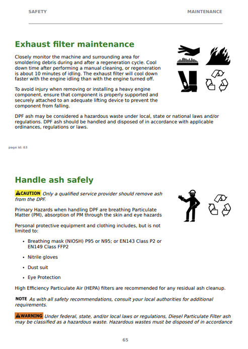 John Deere 1270H 1470H FT4 Harvester Operation Instruction Manual