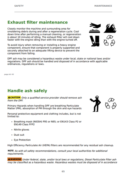 John Deere 1270H 1470H FT4 Harvester Operation Instruction Manual