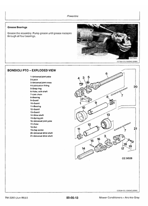 John Deere 1326 1327 Impeller Mower-Conditioner Service Manual